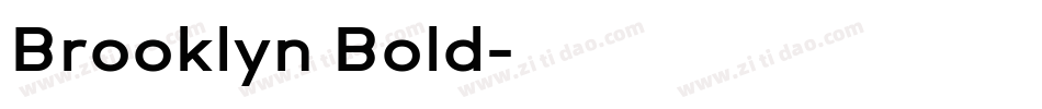 Brooklyn Bold字体转换